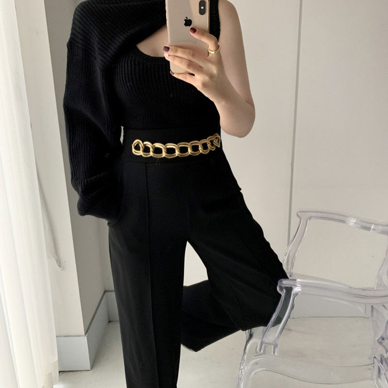 Solid Color Long Sleeve Sweaters & Cardigans