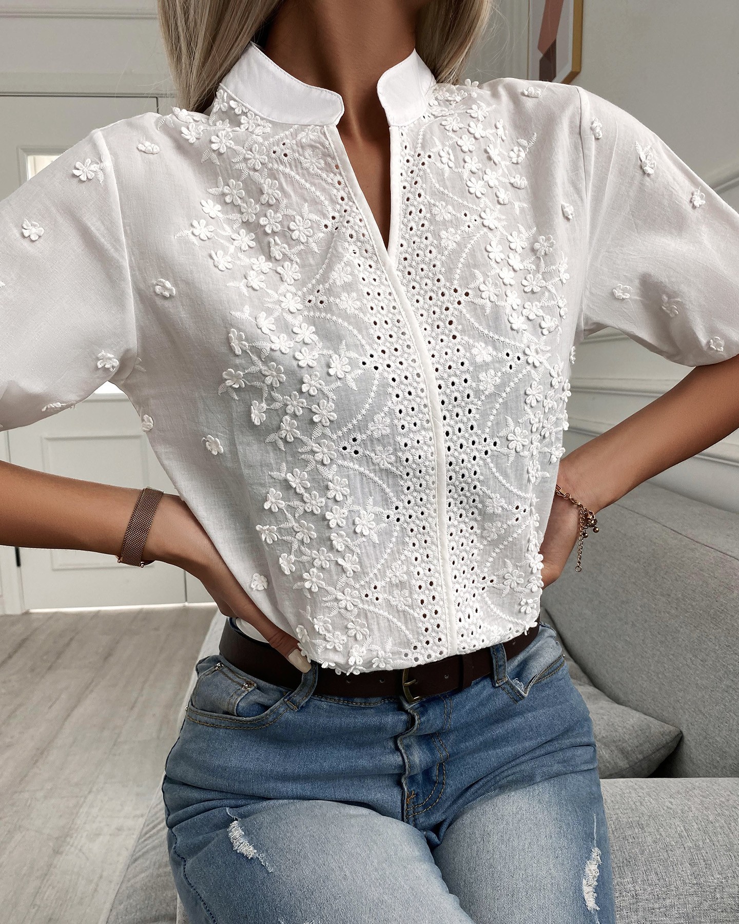 Short Sleeve Blouses