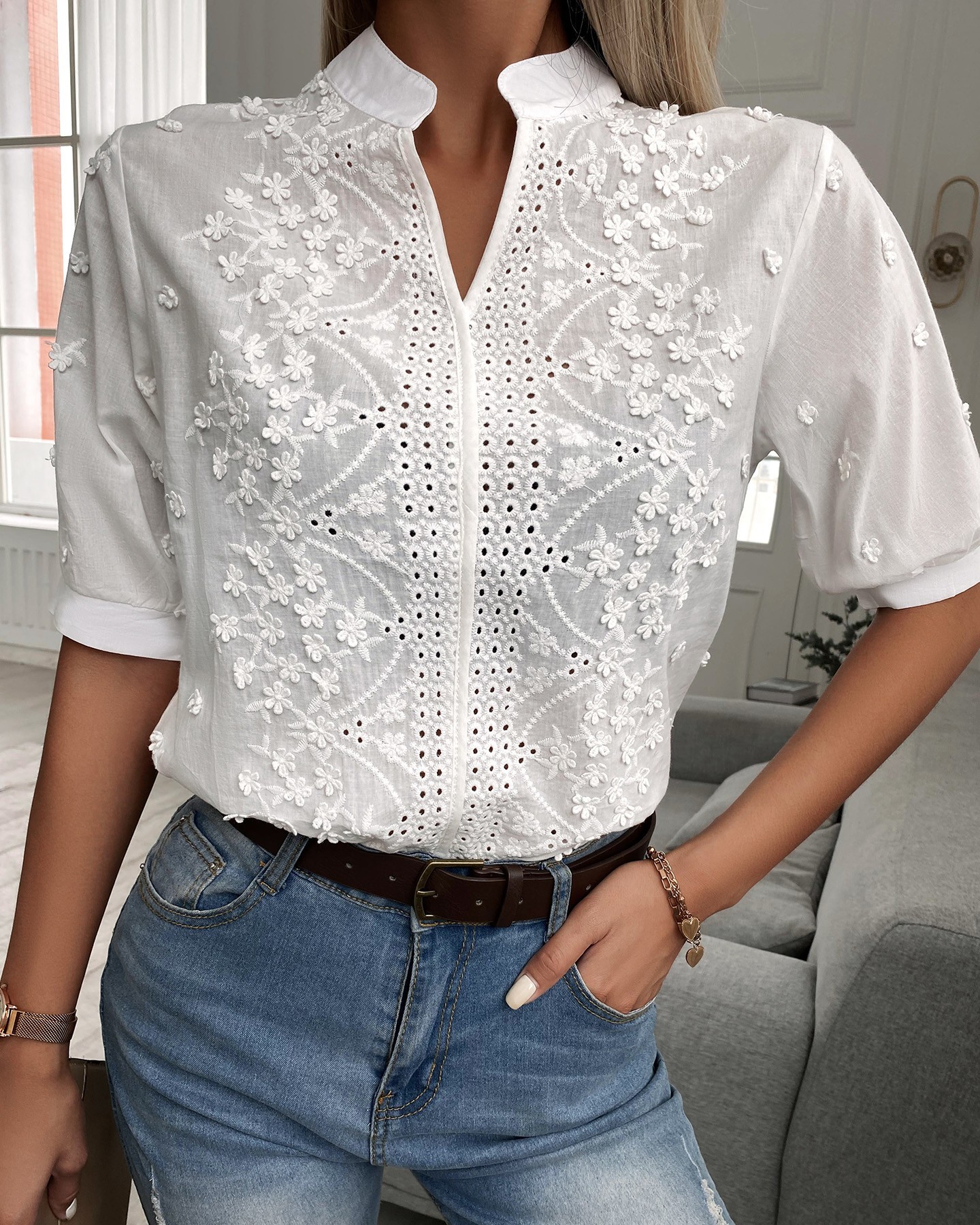 Short Sleeve Blouses