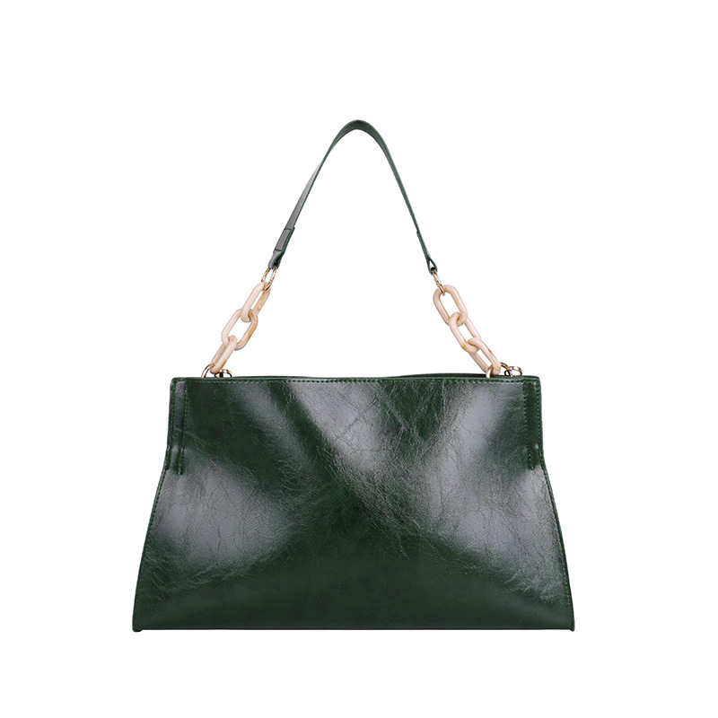 Square Magnetic Buckle Tote Bag