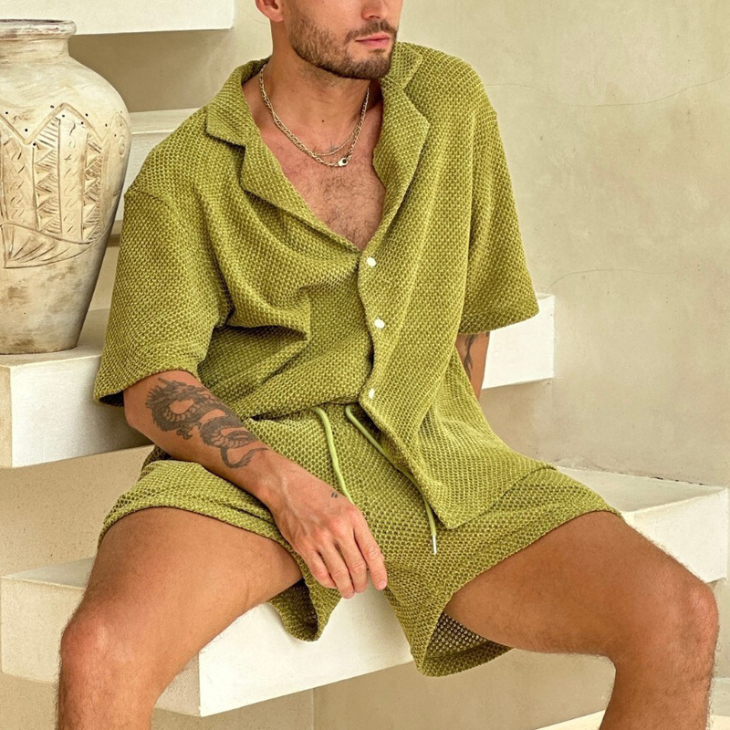 Casava Turndown Short Sleeve Sets