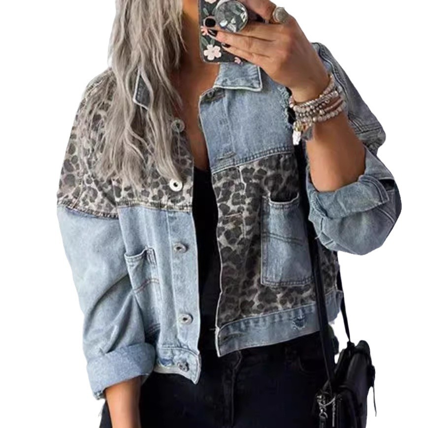 Women's Casual Streetwear Color Block Leopard