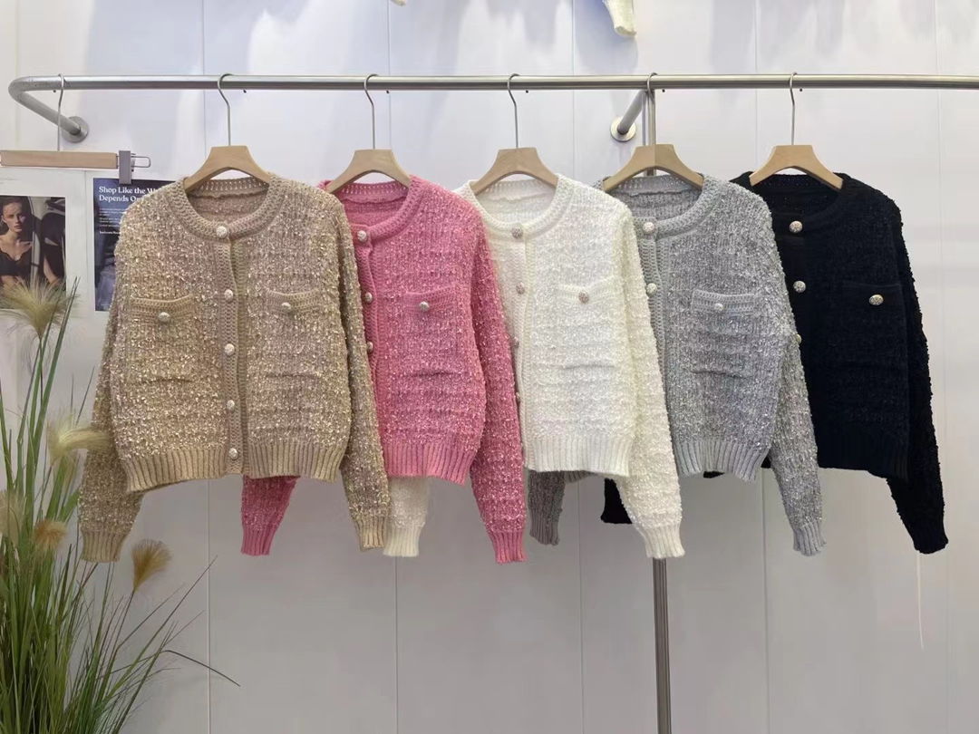 Long Sleeve Button Sweaters & Cardigans