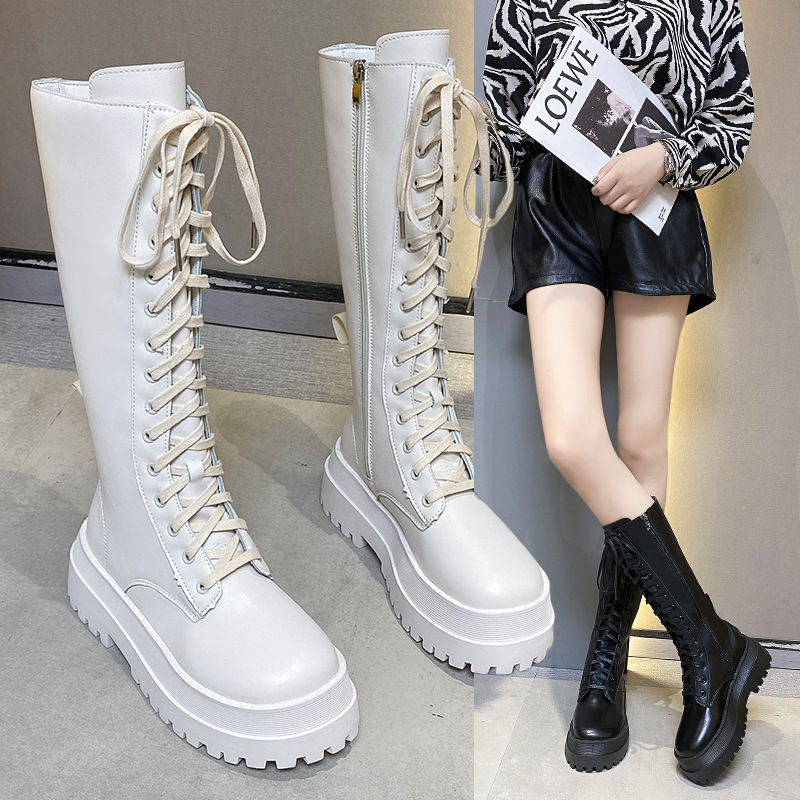 Casava Regent Knight Lace-Up Martin Boots