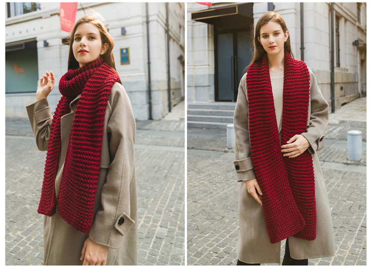 Casava Coarse Wool Scarf