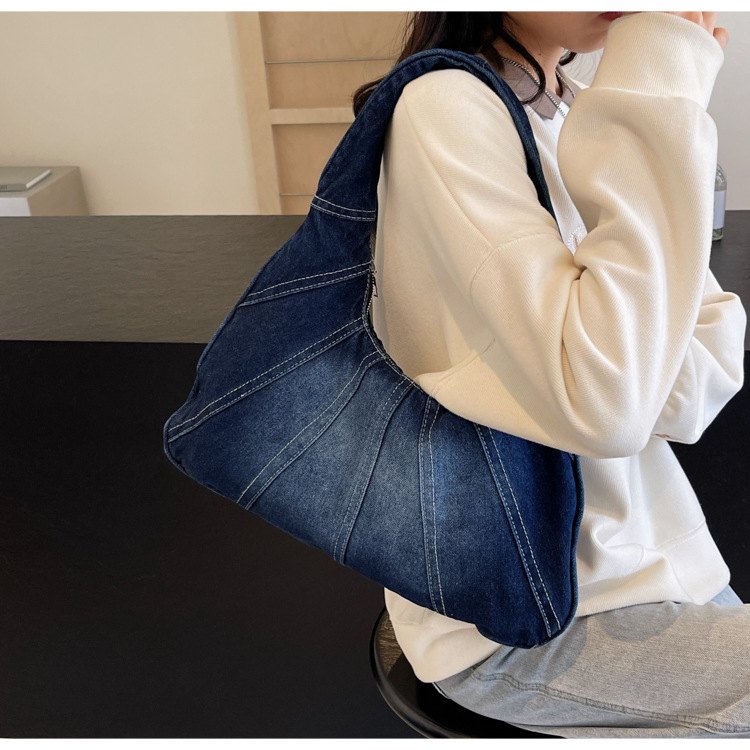 Casava Denim Canvas Tote Bag