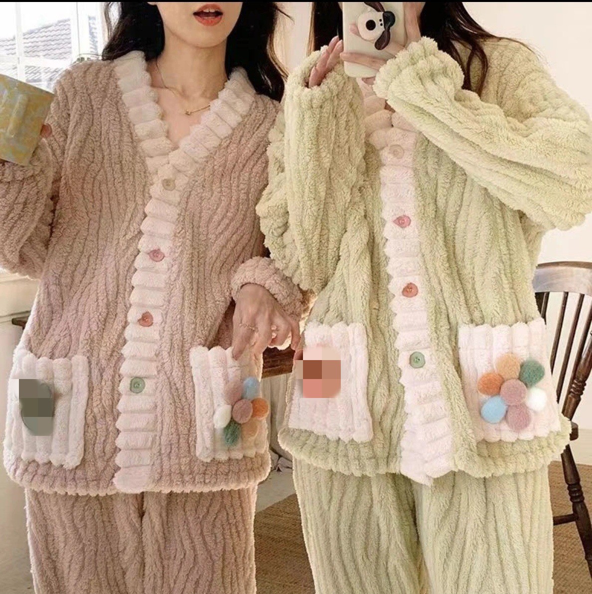 Casava SweetFleece Rainbow Pajama Set