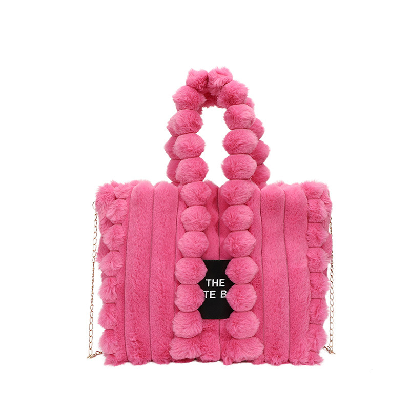 Casava Letter Fur Bag