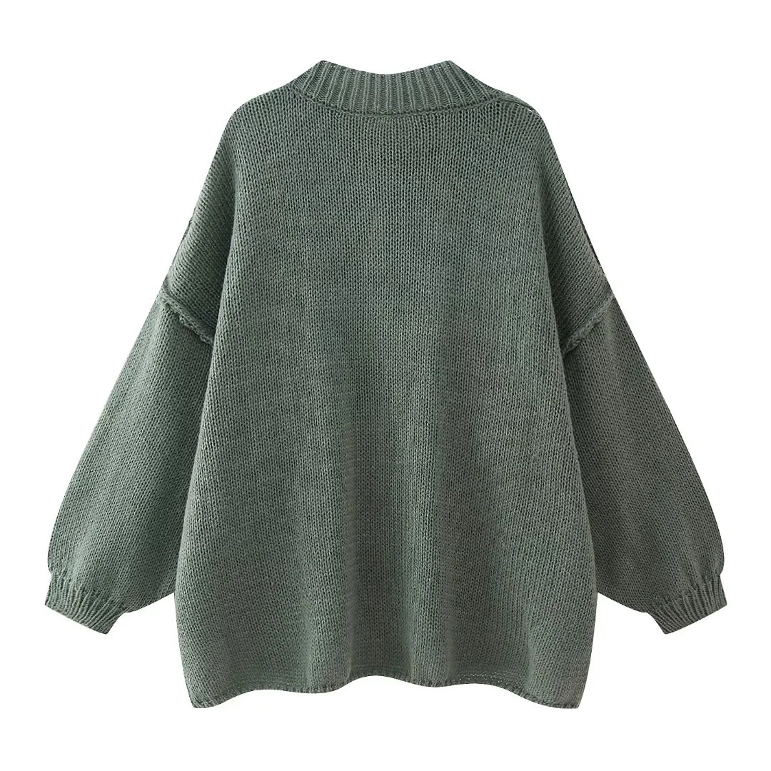 Long Sleeve Button Sweaters & Cardigan
