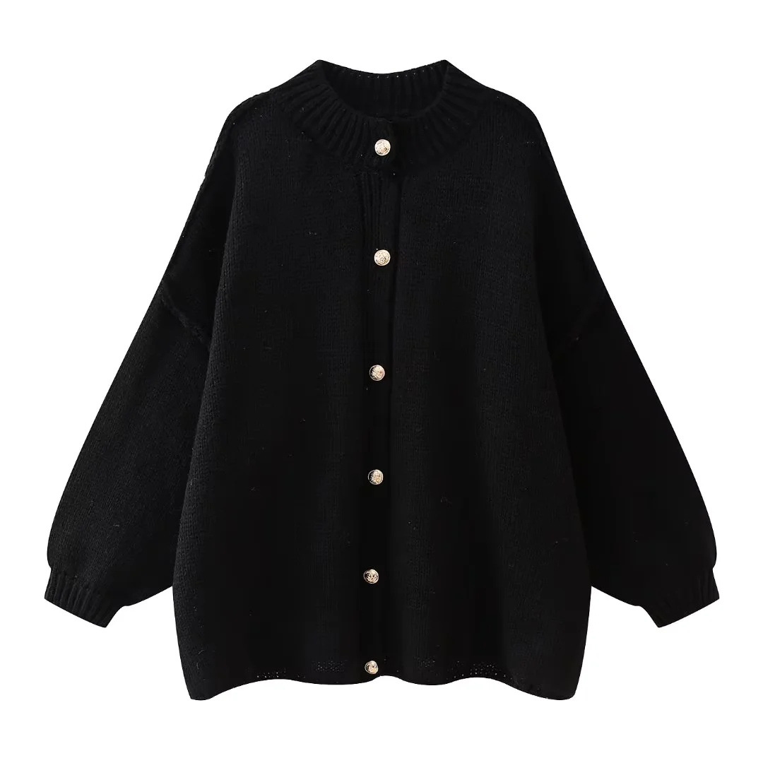 Long Sleeve Button Sweaters & Cardigan