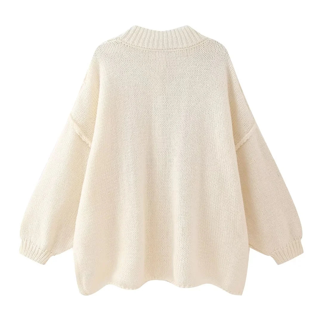 Long Sleeve Button Sweaters & Cardigan