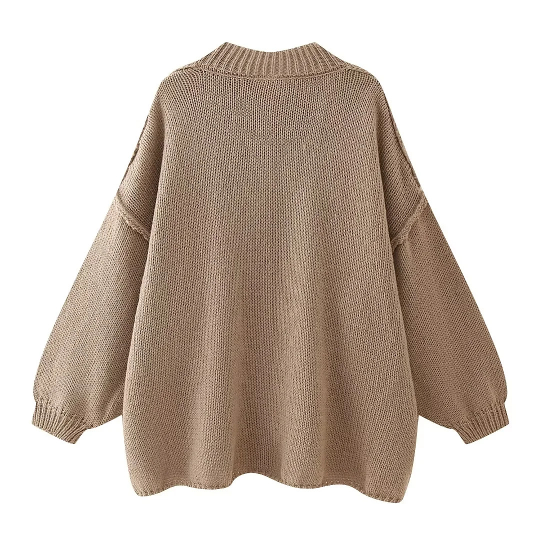 Long Sleeve Button Sweaters & Cardigan