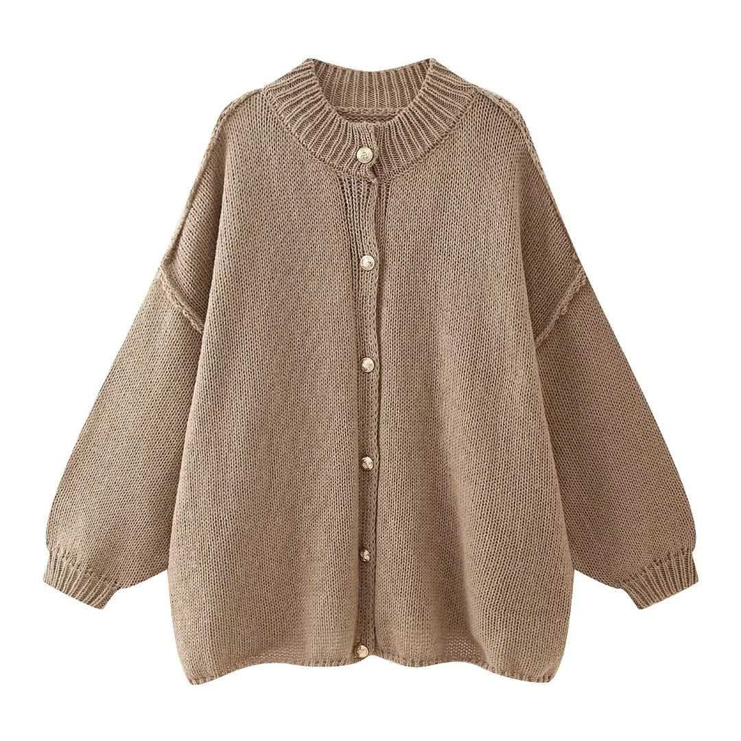 Long Sleeve Button Sweaters & Cardigan