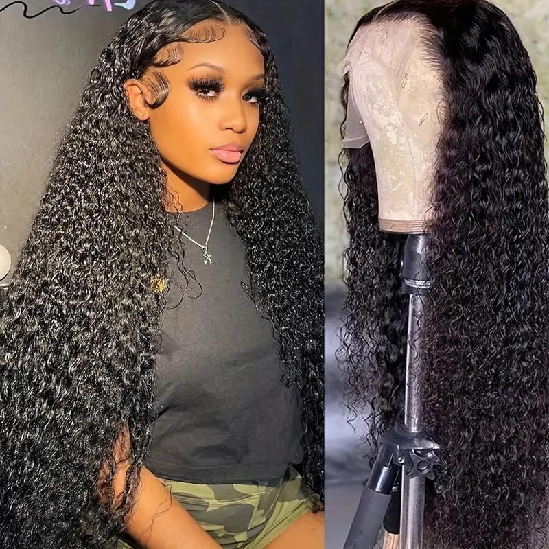 Holiday Party High Temperature Wire Long Bangs Long Curly Hair Wigs
