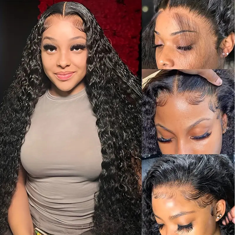 Holiday Party High Temperature Wire Long Bangs Long Curly Hair Wigs