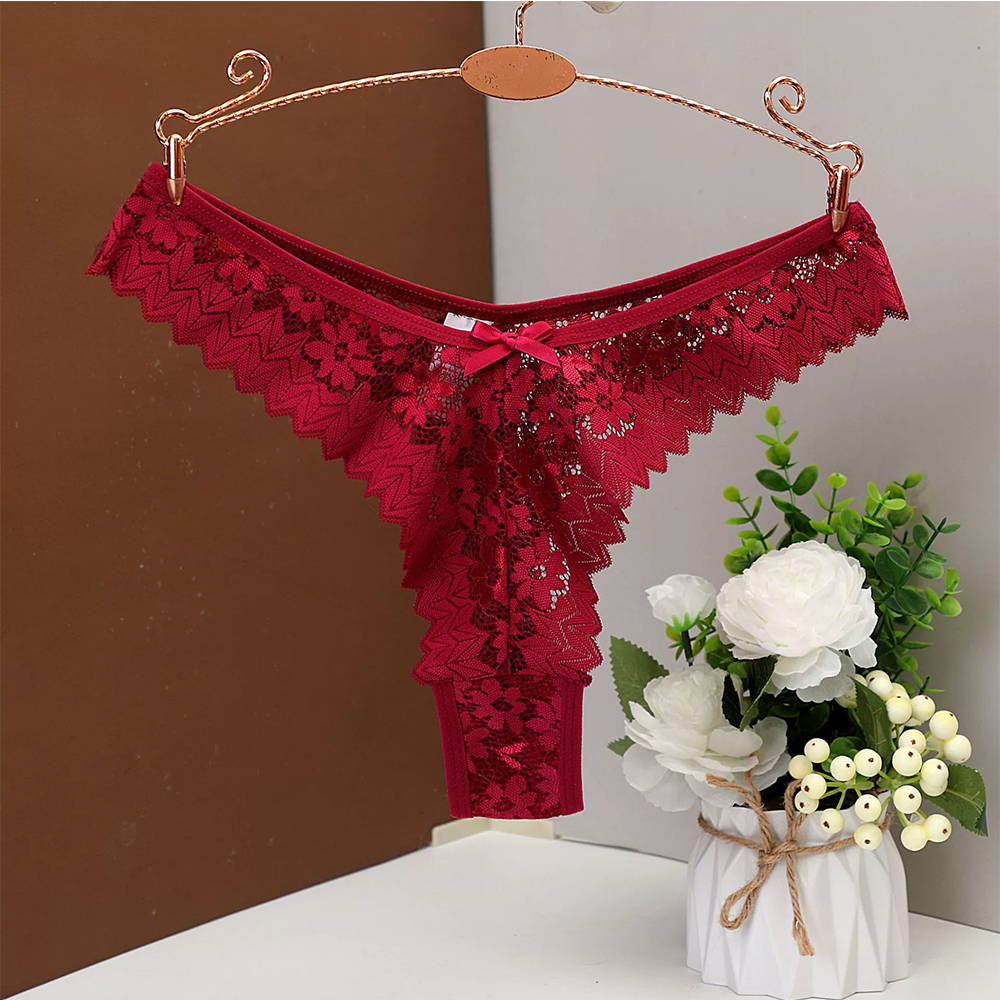 Casava Mid-Waist Thong Panties