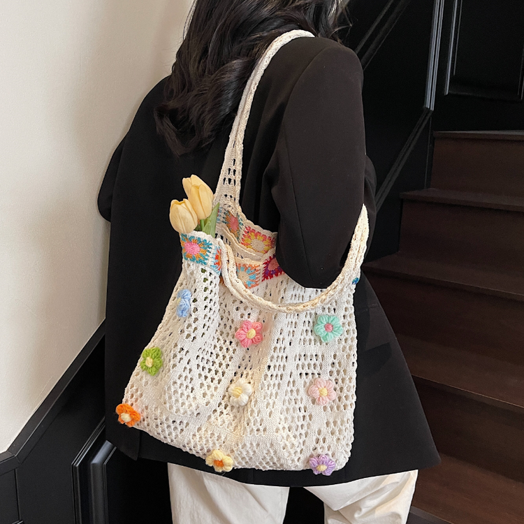 Casava Square Open Tote Bag