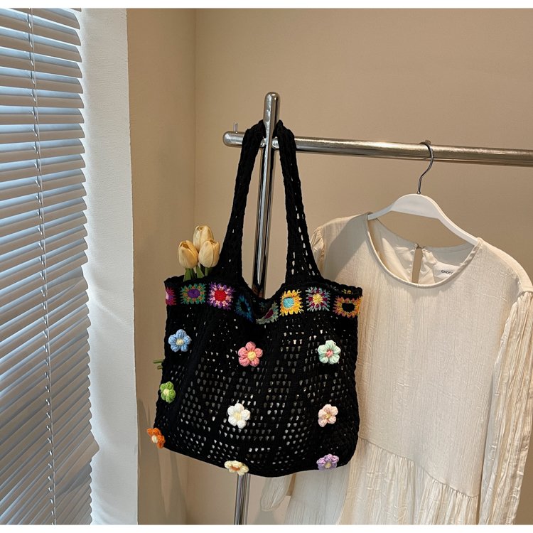 Casava Square Open Tote Bag