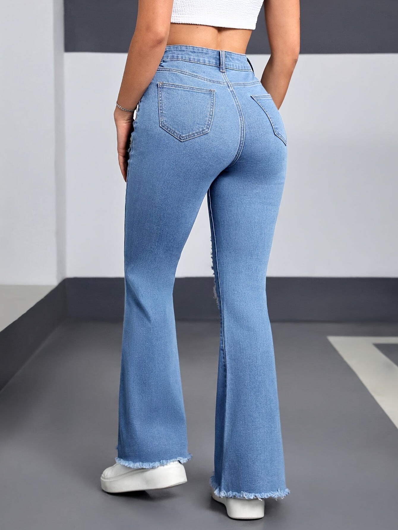 Casava women’s heart-pattern full-length jeans