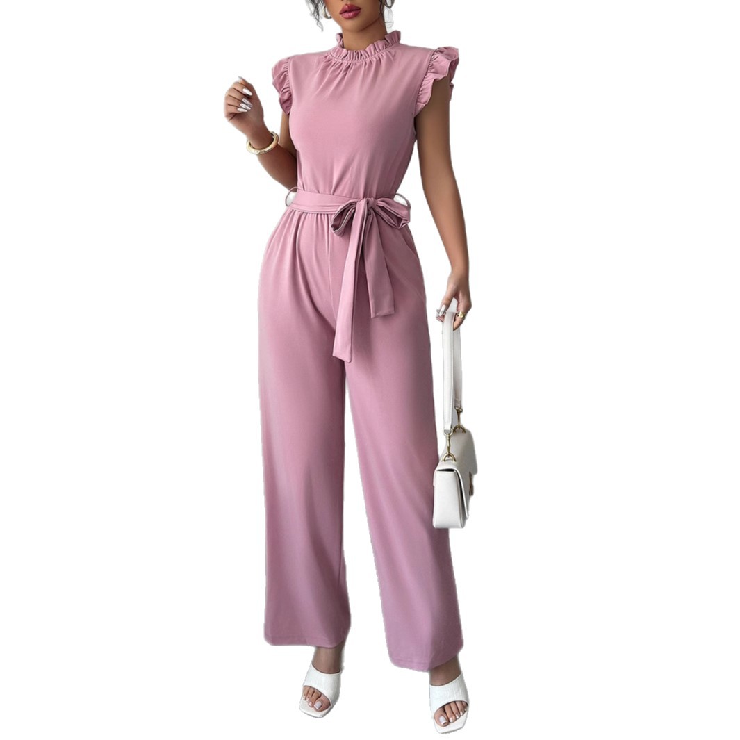 Casava Women’s Casual Solid Color Jumpsuit