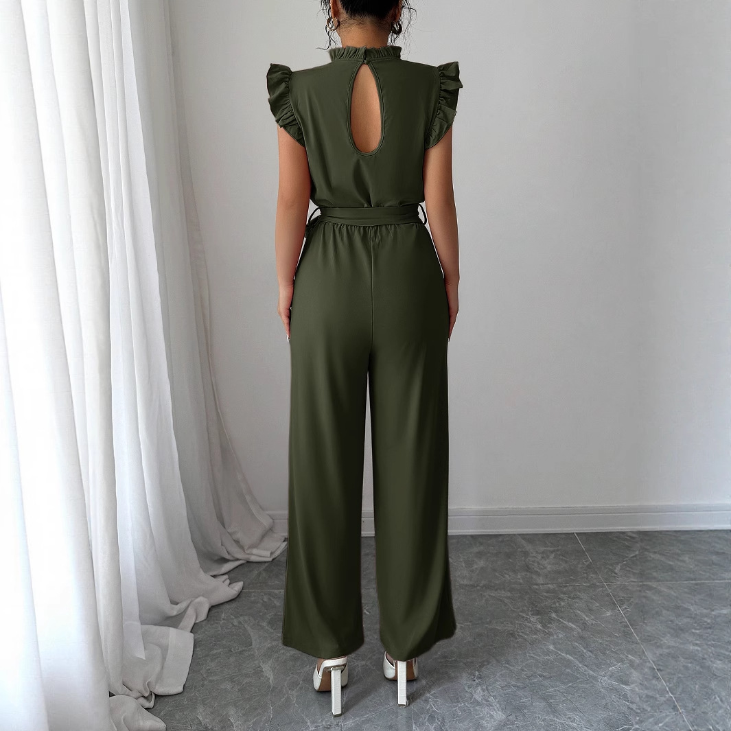 Casava Women’s Casual Solid Color Jumpsuit