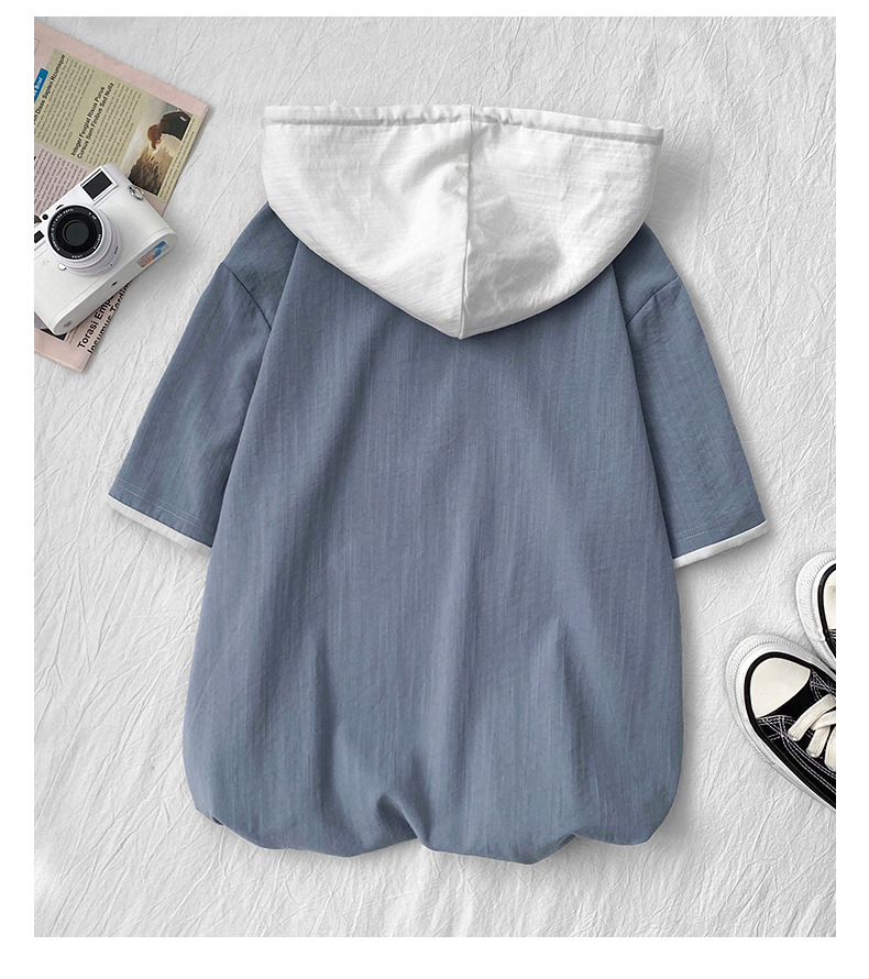 Casava Short-Sleeved Hooded Sweater