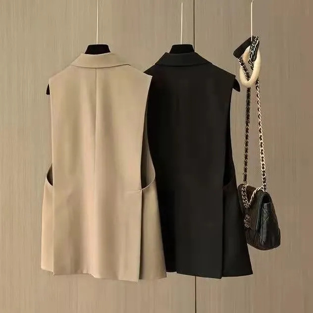 Spring And Autumn Sleeveless Suit Vest