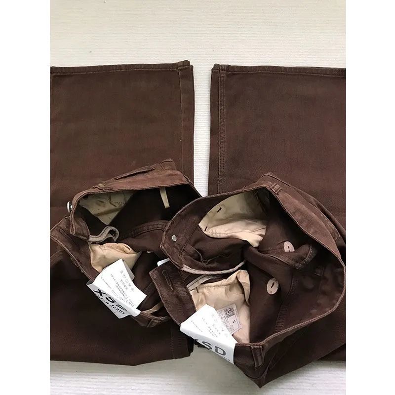 Vintage Brown Narrow Straight Jean