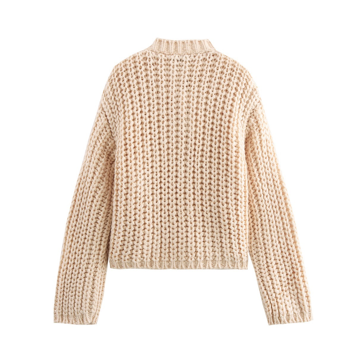 Thick Needle Knitted Cardigan Sweater