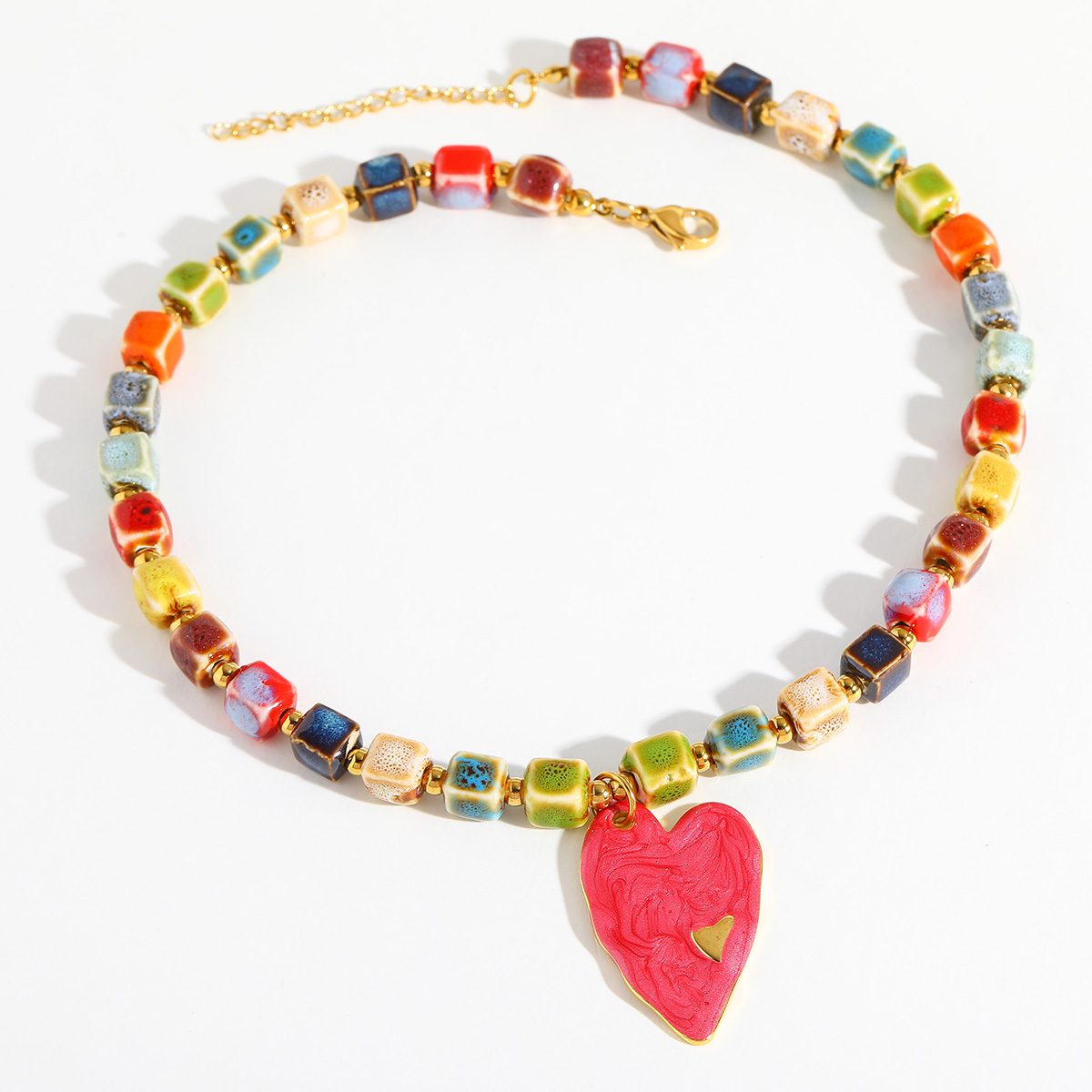 Casava multi-element necklace