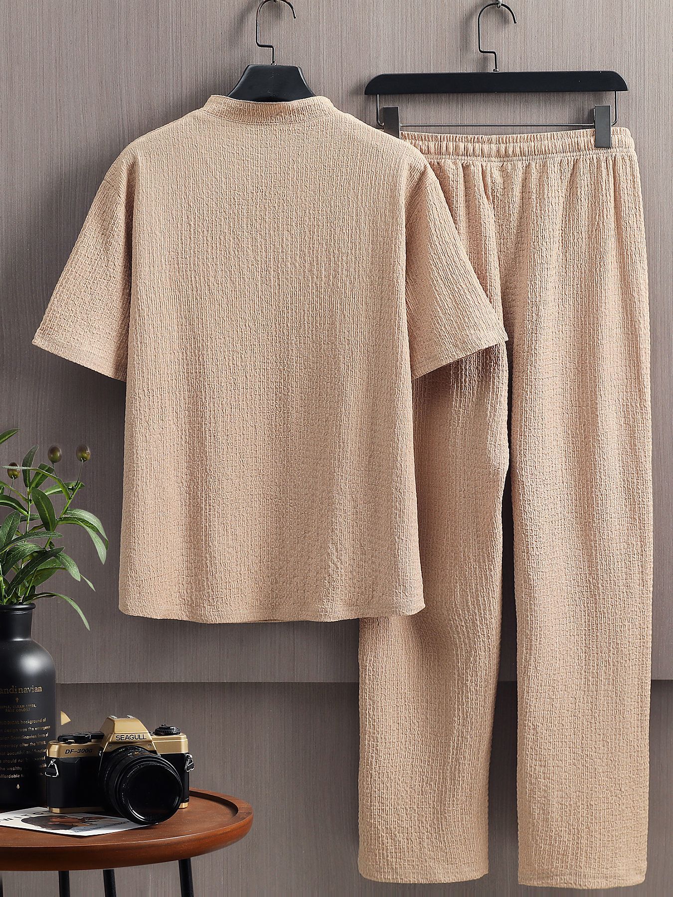 Casava Short Sleeve Pants Suit