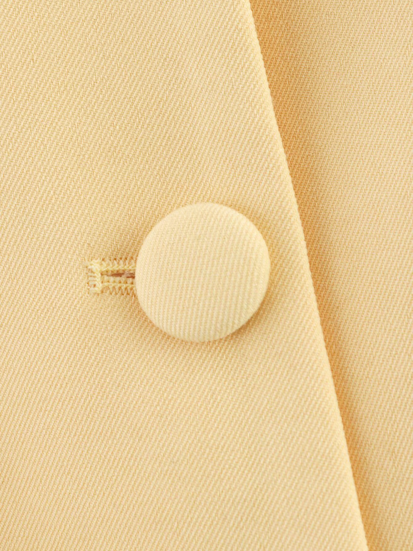 Round Neck Single Button Suit Jacket