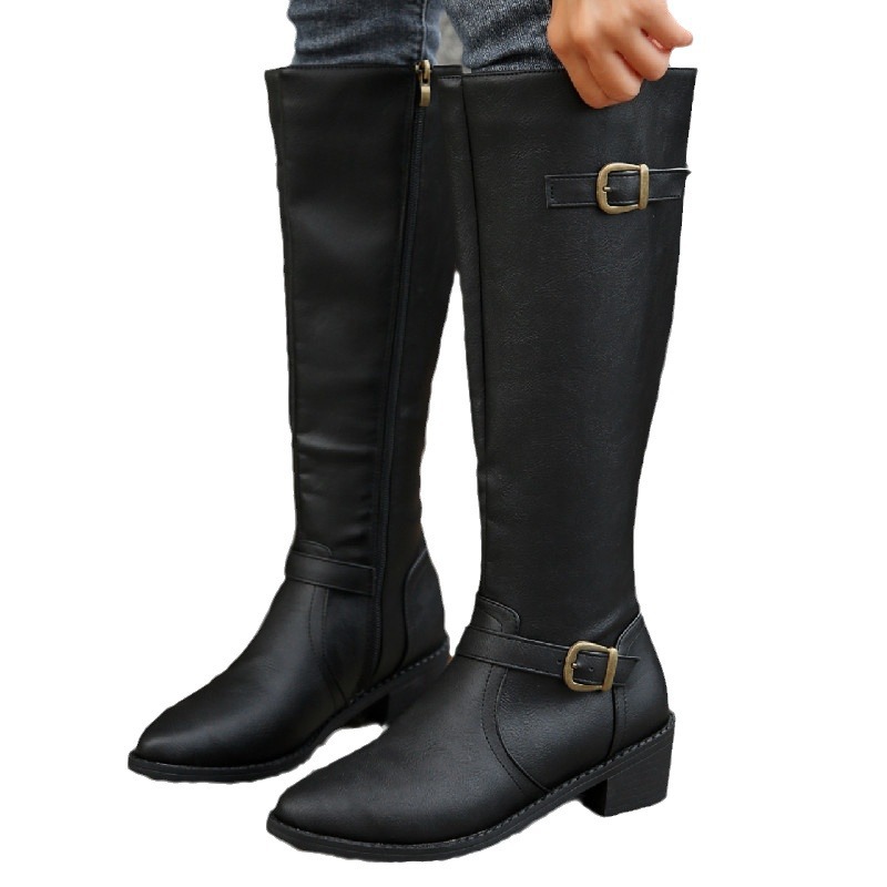 Casava BucklePrint High-Tube Martin Boots