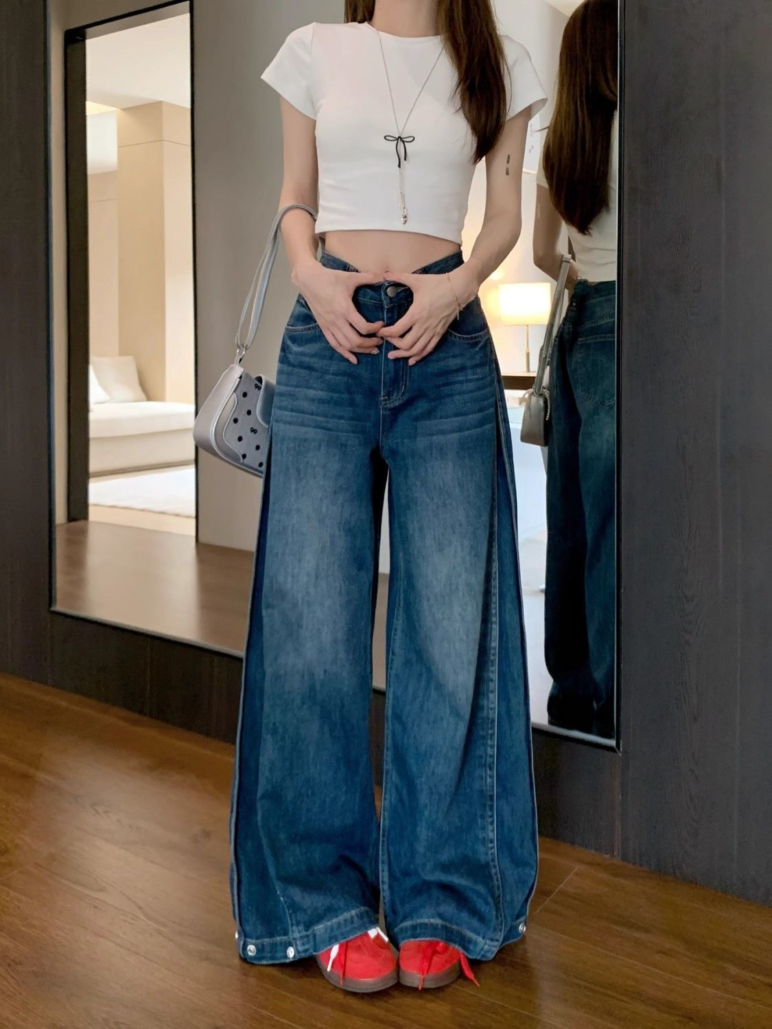 Casava Wide Leg Denim Jeans