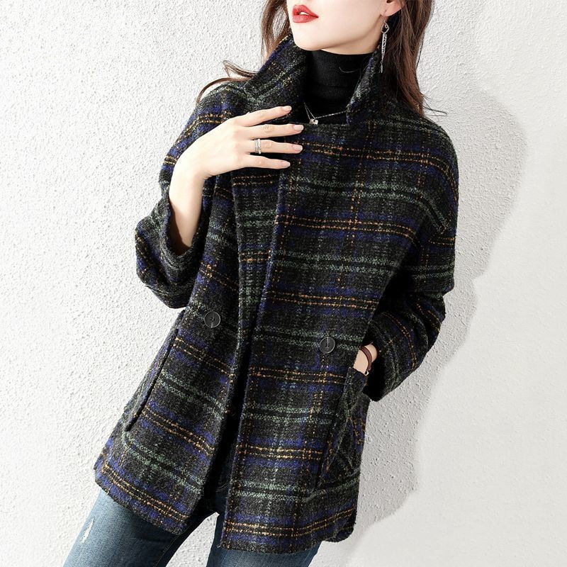 Elegant Women's Woolen Coat Pullover
