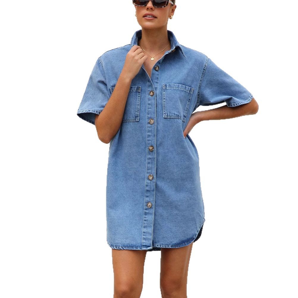 Denim Cardigan Loose