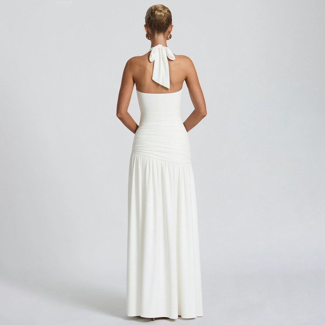 Casava Hem Split Long Dress