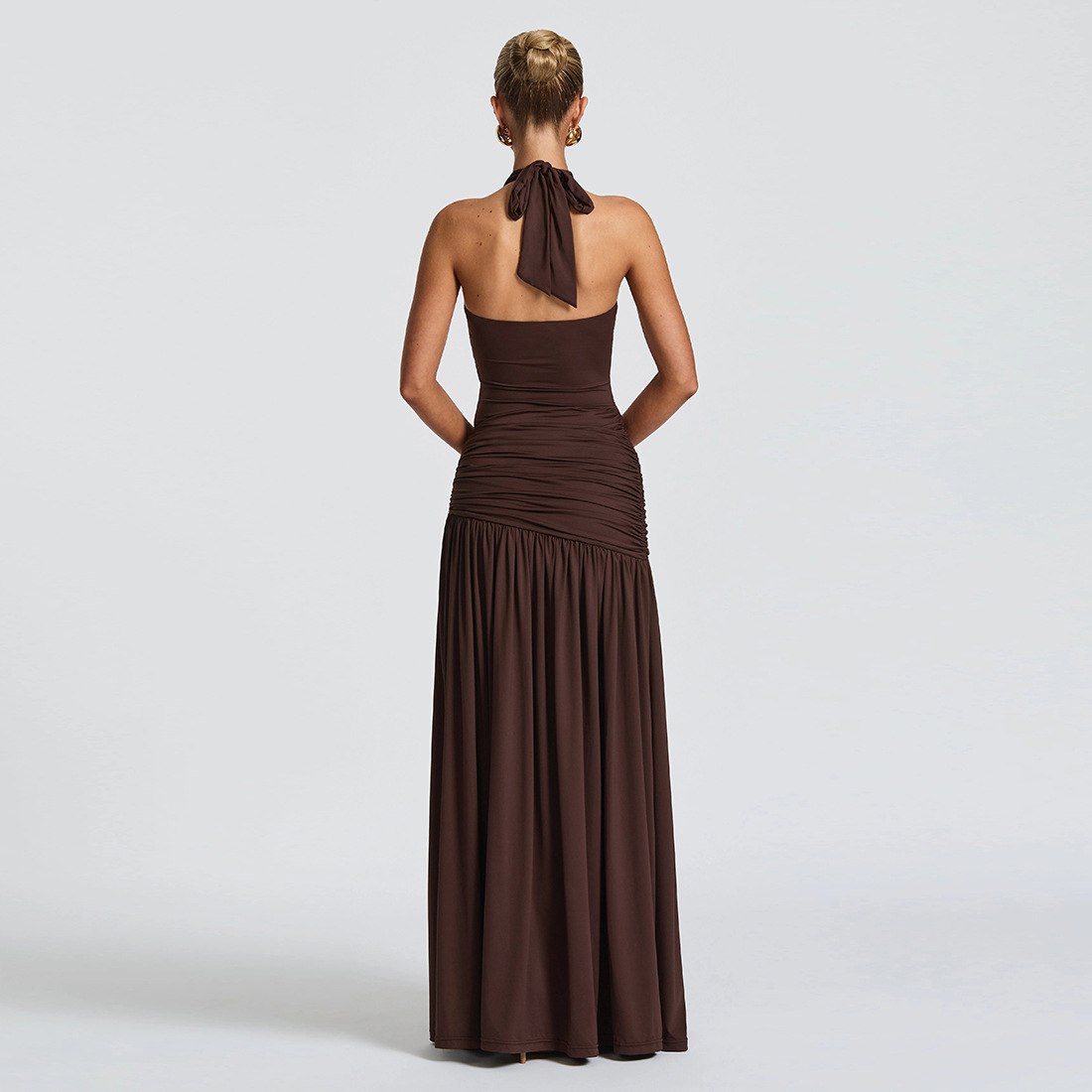 Casava Hem Split Long Dress