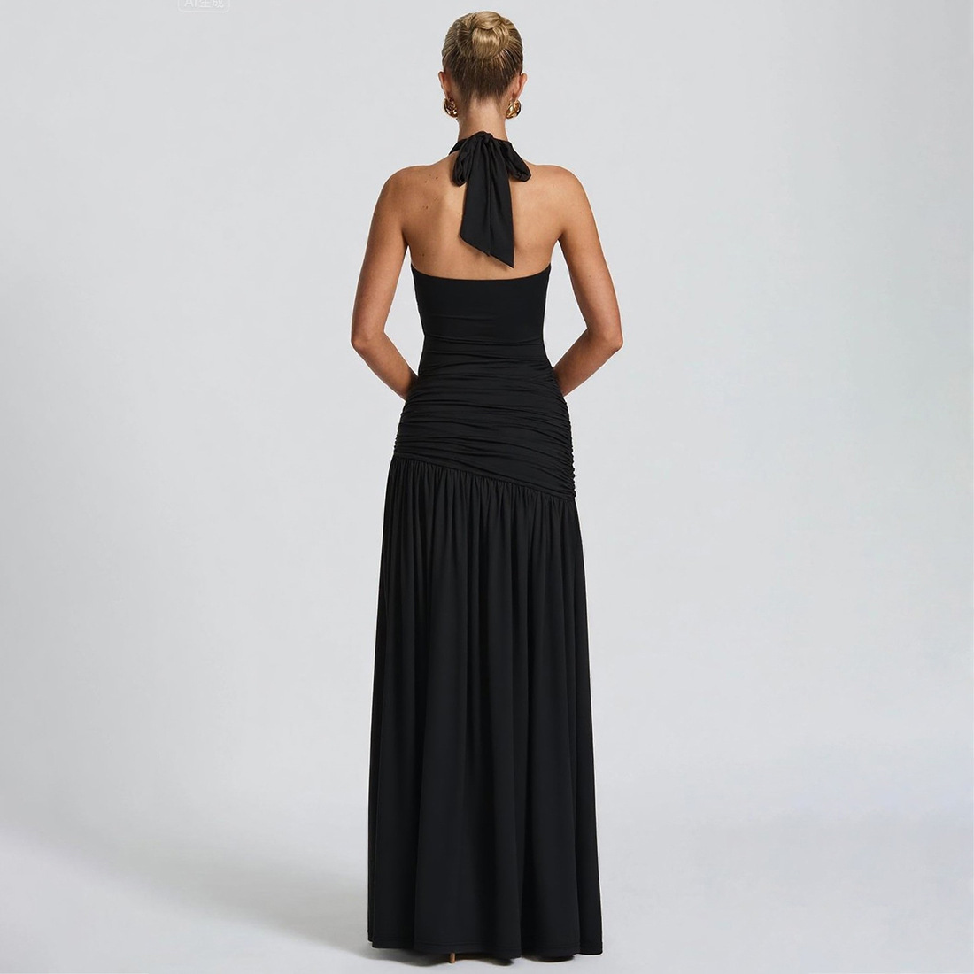 Casava Hem Split Long Dress
