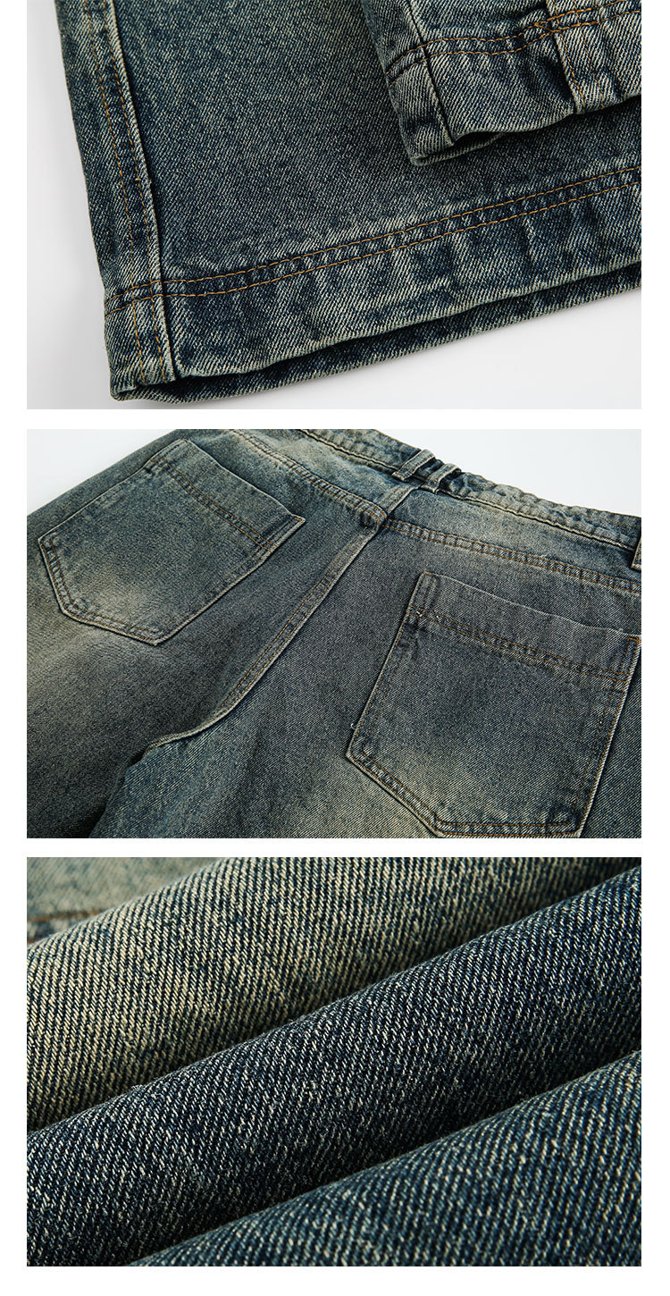 Casava Retro Design Straight Leg