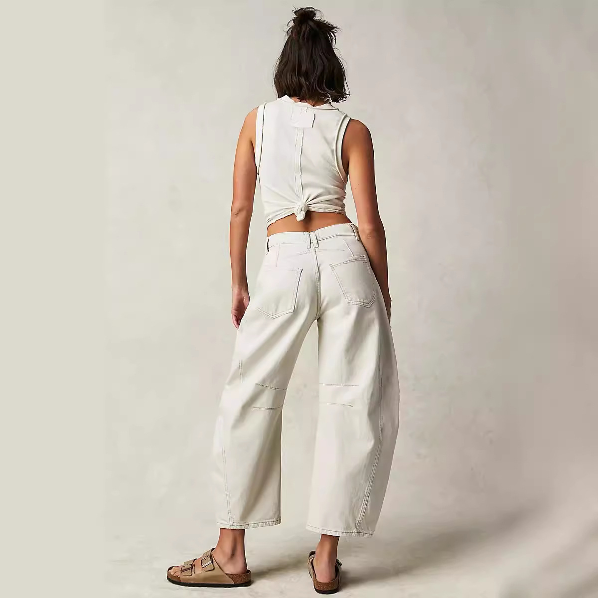 Loose Wide Leg Women's Jeans