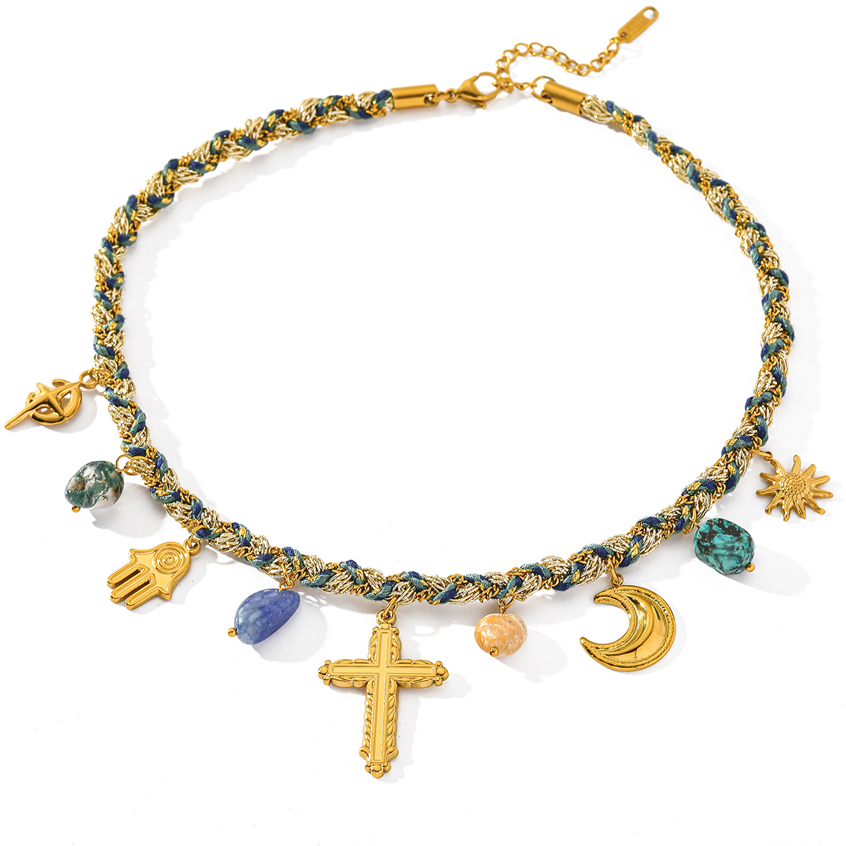 Casava gold-plated necklace