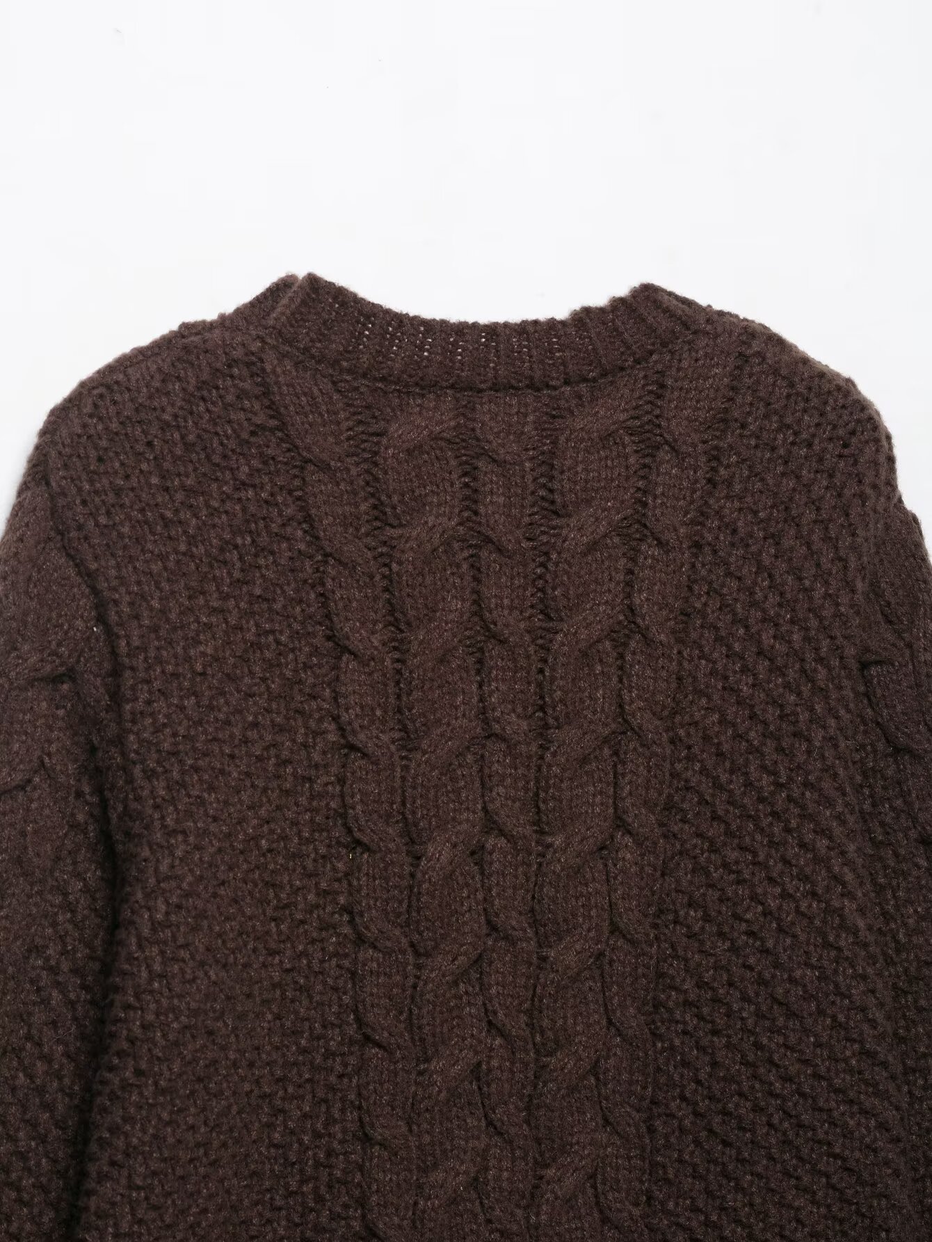 Women's Fashionable Comfortable Long Sleeve Round Neck Sweater