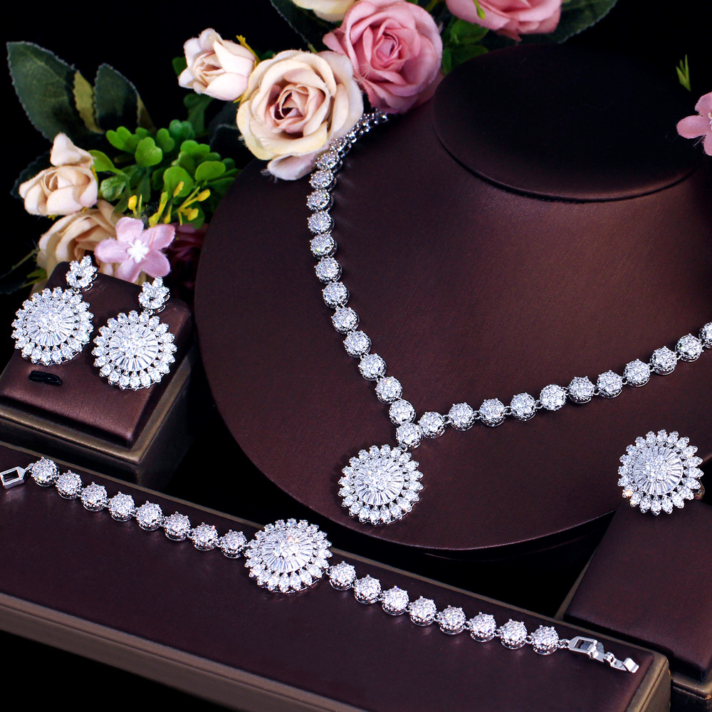 Casava 4-Piece Sunflower Jewelry Set