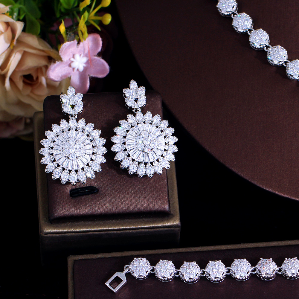 Casava 4-Piece Sunflower Jewelry Set