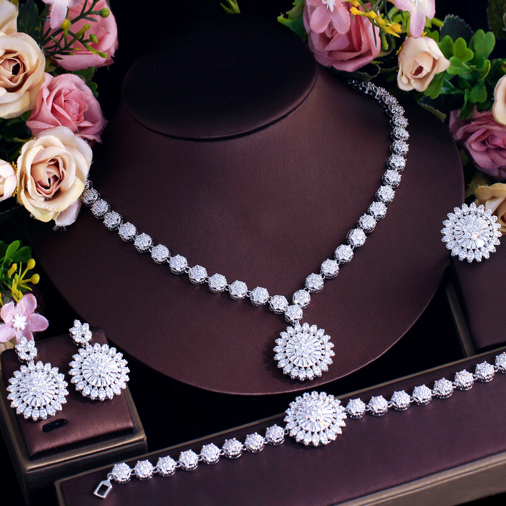 Casava 4-Piece Sunflower Jewelry Set