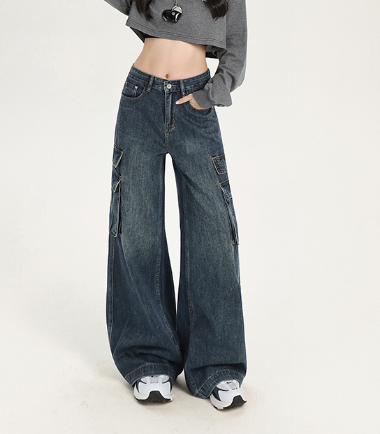 Casava Streetwear Washed Blue Jeans