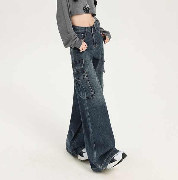 Casava Streetwear Washed Blue Jeans