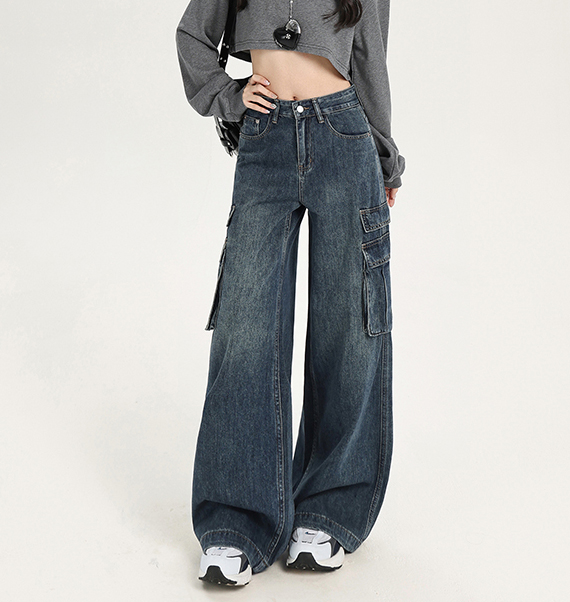Casava Streetwear Washed Blue Jeans