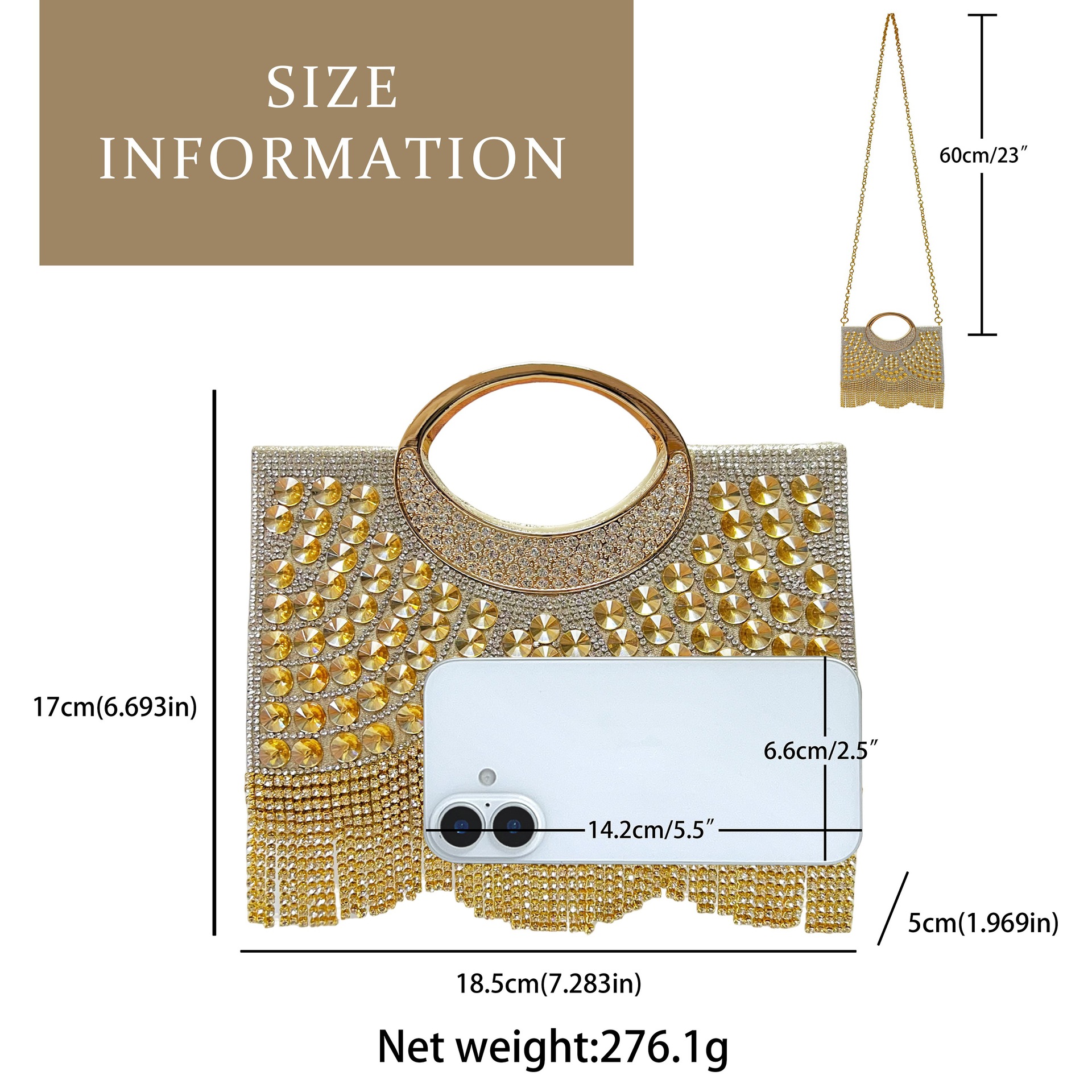 Square Polyester Ball Bag